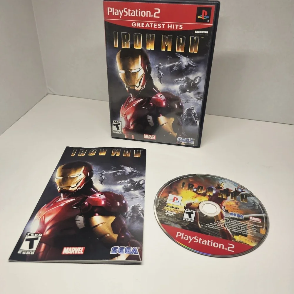 Iron Man PlayStation 2 PS2 Greatest Hits‎ CIB. TESTED